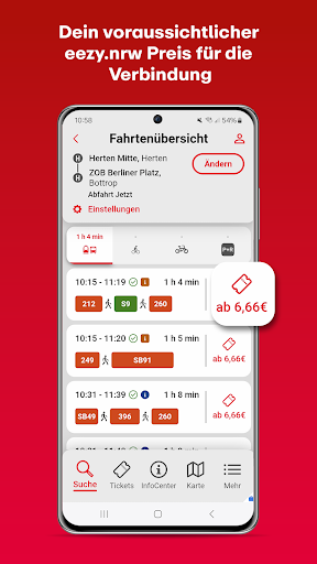 Vestische App screenshot 1