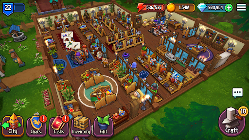 Shop Titans: Epic Idle Crafter, Build & Trade RPG apkpoly screenshots 6