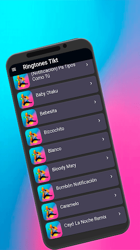 Android application Tikt ringtones - Popular screenshort