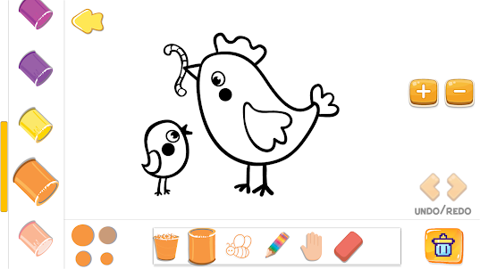 Funny Chicken Coloring Book