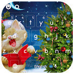 Christmas Tree Cute Kitty Keyboard icon