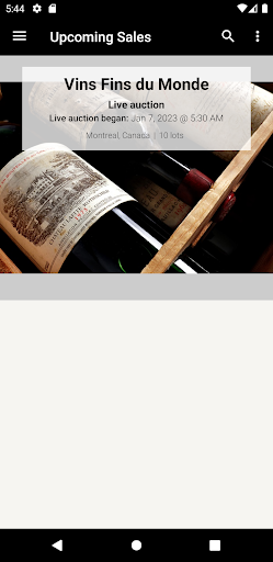 Android application L'Epicurien screenshort