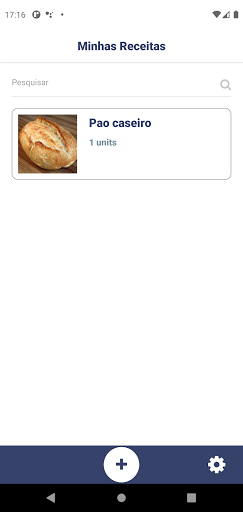 Android application My Recipe Book screenshort