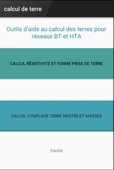 Android application mobil terre Enedis screenshort