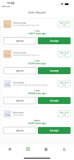 DWS DeliveryMain Screen 2