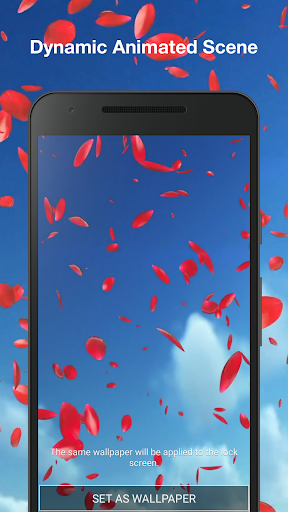 Petals 3d Live Wallpaper Pro Screen 2