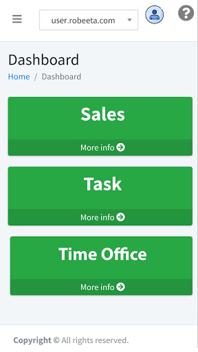 Android application Robeeta Office screenshort