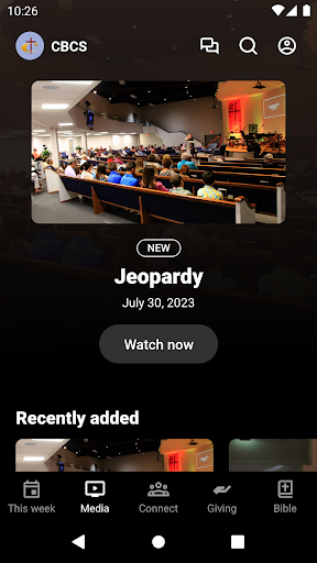 Covenant Baptist - Spartanburg Screen 2