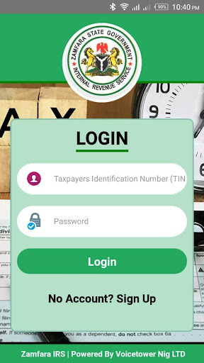 ZAMFARA INTERNAL REVENUE SERVI Screen 2