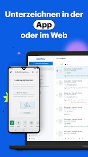 signNow Elektronische Signatur Screenshot