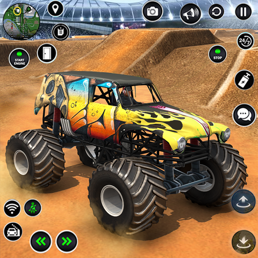 Monster Truck Racing Car Games 1.15 Icon
