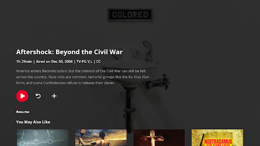 Screenshot of History Vault