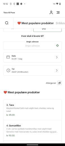 Taco Al Paso Hellerup Screen 3