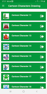 Cartoon Characters Drawing android2mod screenshots 6