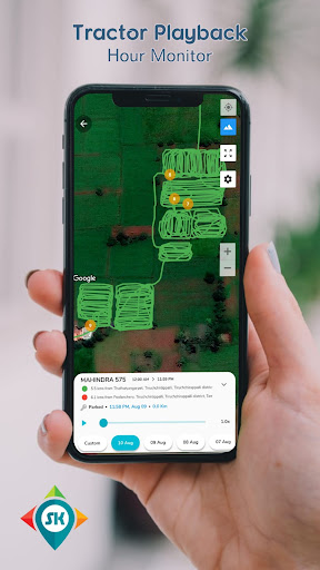 Android application SK GPS screenshort