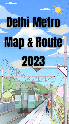 Android application Delhi Metro Map 2023 screenshort