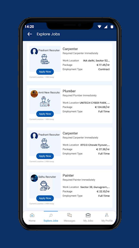 Catzapp Job Screen 2