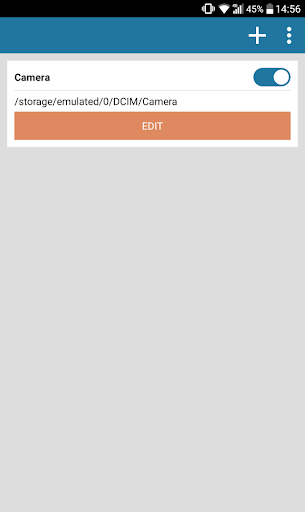 Android application Auto File Transfer (deprecated screenshort