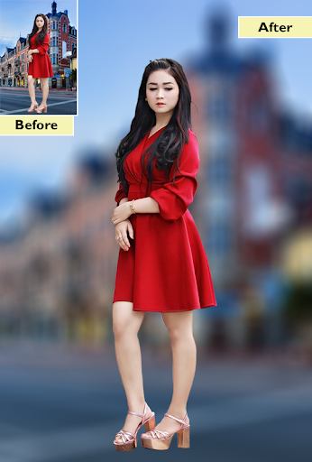 DSLR Camera : Auto Blur Effect Screen 2