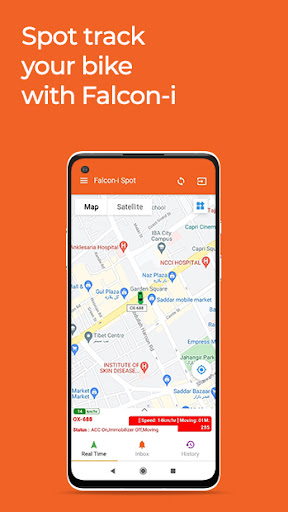 Android application Falcon-i Spot screenshort