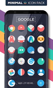 Minimal O Icon Pack na naka-Patched APK 3