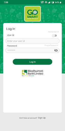 Android application Modhumoti Digital Banking screenshort