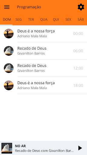Web Rádio Fé em Cristo Screen 2