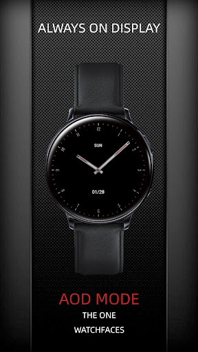 Simple Red For Wear OS Screen 3