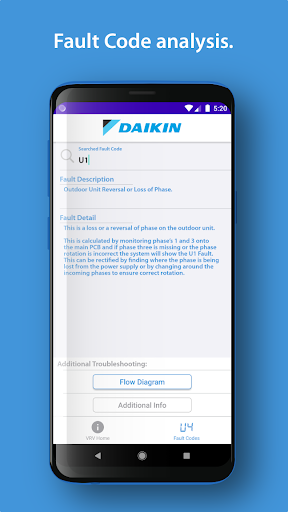 Daikin Service Screen 3
