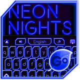 GO Keyboard Blue Neon Theme icon