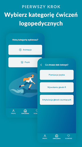 Android application Logominki 2.0 ćw. logopedyczne screenshort
