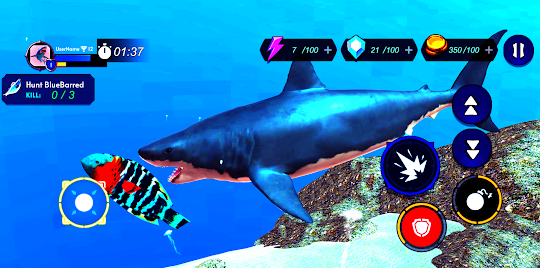 Shark Attack Predator Fish Sim