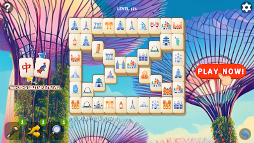 Mahjong Solitaire Travel screenshot 25
