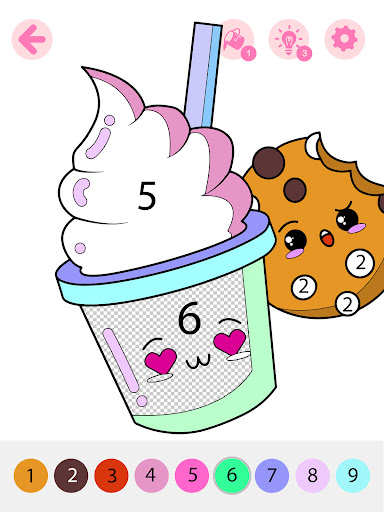 Kids Coloring Book by Numbers screenshot 10