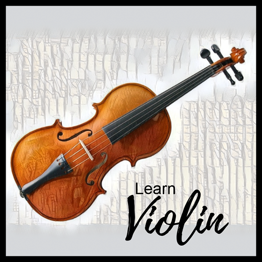 Learn to play the violin logo
