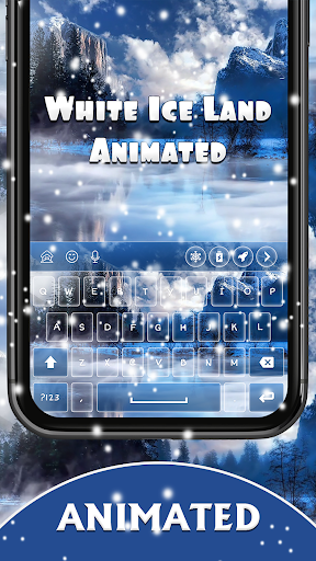 White Iceland Keyboard Screen 2
