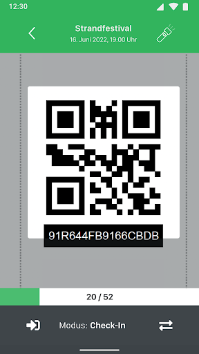 Ticketpark CheckIn Screen 3