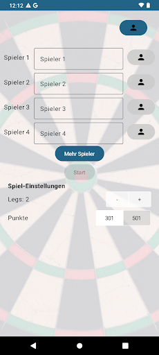 Android application DartsMan screenshort