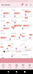 WomanLog Period Calendar 6.2.8 screenshots 6