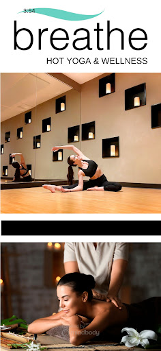 Android application Breathe Hot Yoga & Wellness screenshort
