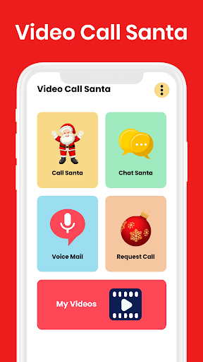 Android application Video Call Santa Real screenshort