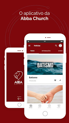 Android application Abba Church screenshort