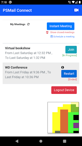 PSMail Connect Screen 3