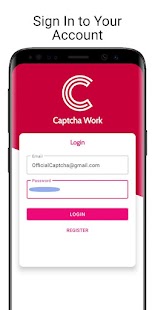 Captcha Typing Work-Online Job Capture d'écran