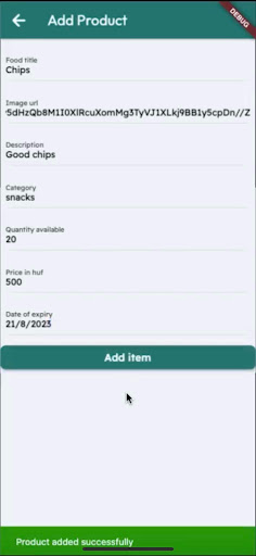 Android application Zero Waste screenshort