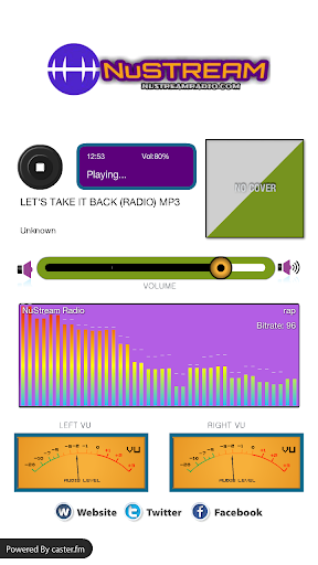 Android application NuStream Radio screenshort