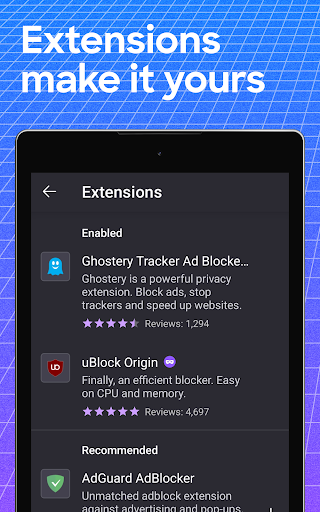 Screenshot of Firefox Fast & Private Browser