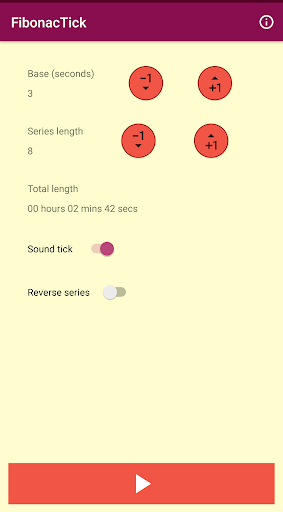 FibonacTick Screen 2
