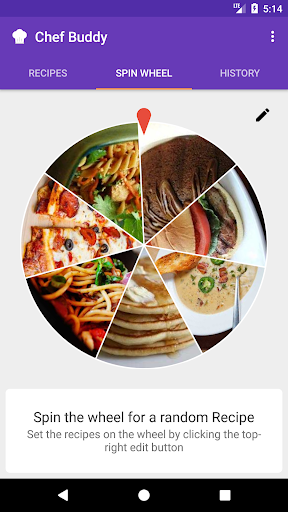 Chef Buddy Screen 2