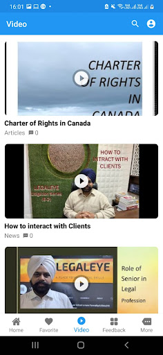 Law Herald News Screen 3